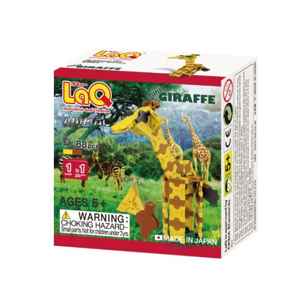 【LaQ】Q版動物系列 -長頸鹿(88pcs) 