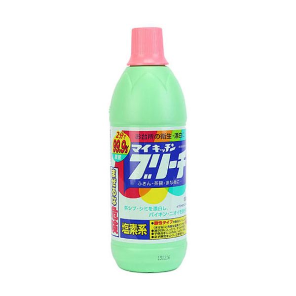 火箭 Rocket 廚房用鹽素系去污抑菌除臭食器漂白劑(600ML) 日本製 