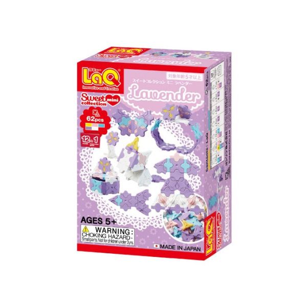 【LaQ】甜心女孩系列 - Q版女孩 LAVENDER(62pcs) 