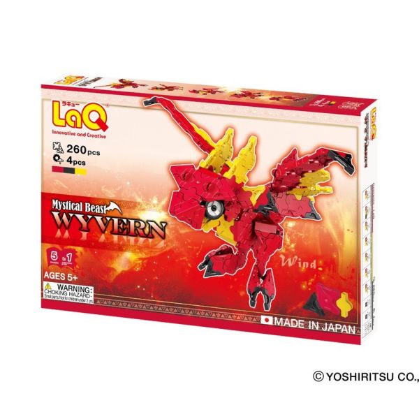 【LaQ】幻獸系列 - 雙足飛龍(260pcs+4pcs) 
