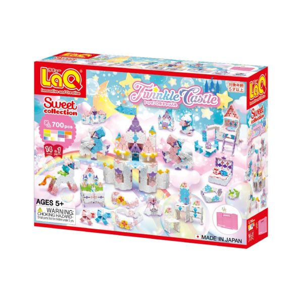 【LaQ】甜心女孩系列 - 閃亮城堡(700pcs) 