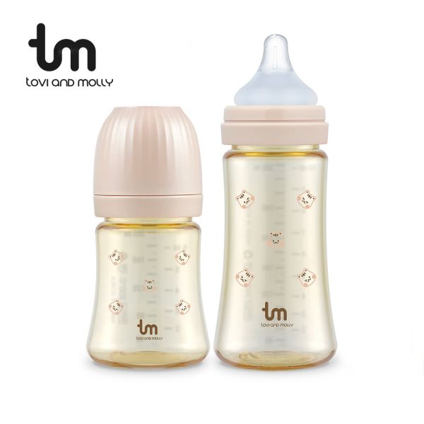 【tovi and molly】PPSU寬口 360°全方位防脹氣奶瓶 ( 多款可選 ) 