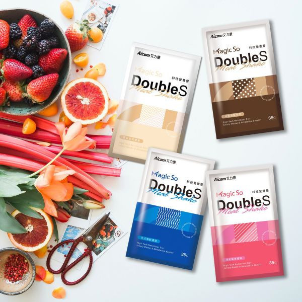 【活動贈品】AicomMagic So-Doubles 科技營養餐(清新莓果優格風味)單包入 