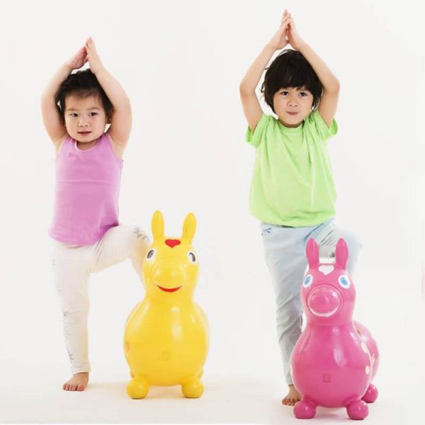 義大利RODY 跳跳馬（附 打氣筒）-桃紅 