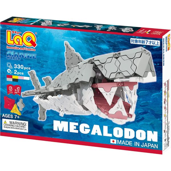 【LaQ】動物系列 - 呵比巨齒鯊(330pcs+2pcs) 