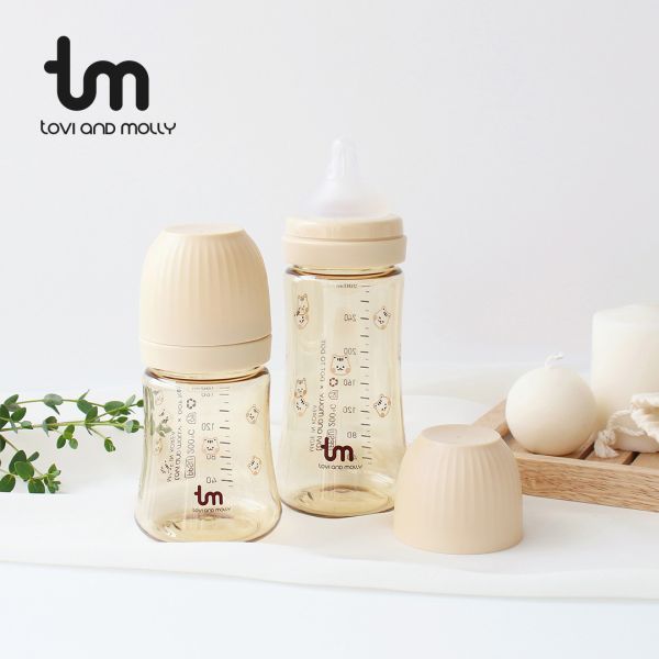 【tovi and molly】PPSU寬口 360°全方位防脹氣奶瓶 ( 多款可選 ) 