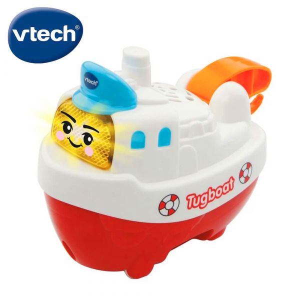 【Vtech】2合1嘟嘟戲水洗澡玩具系列(神氣拖船) 