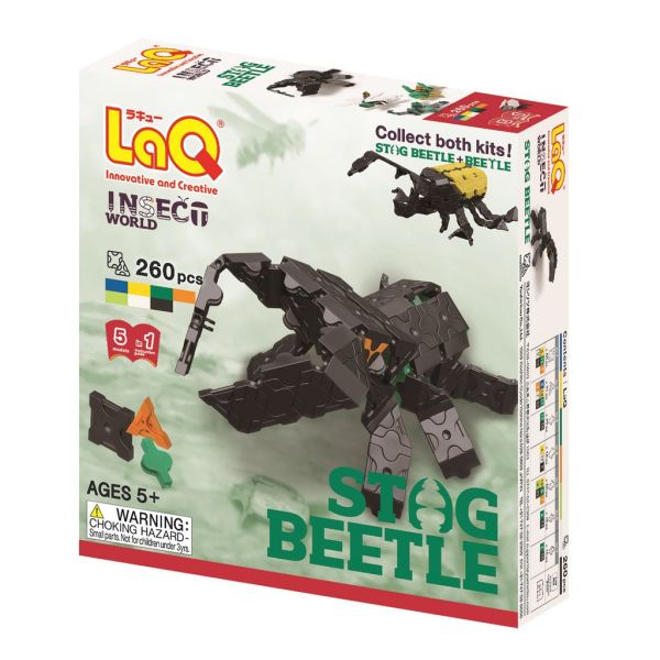 【LaQ】昆蟲系列 - 呵比鍬形軍(260pcs) 
