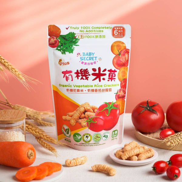 【Baby Secret 寶寶的秘密】Plus有機米菓(多口味可選)_6個月 