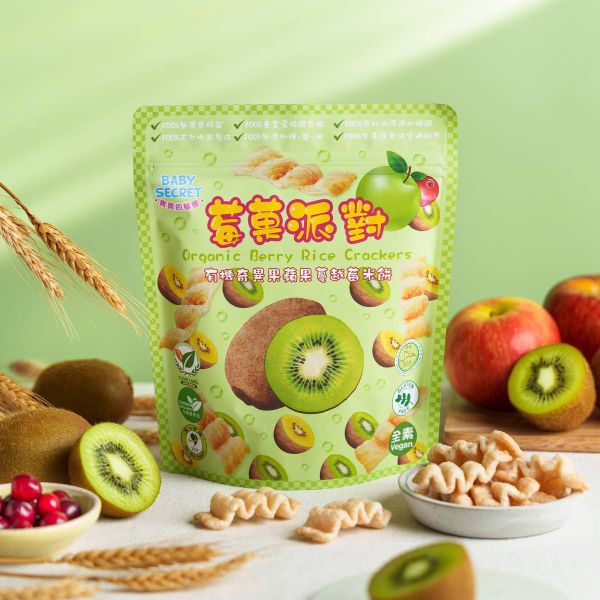 【Baby Secret 寶寶的秘密】莓果派對有機米菓 (5款可選) 