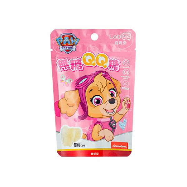 【齒妍堂】汪汪隊 無糖QQ糖 - 草莓 