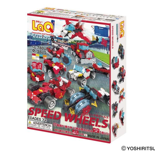 【LaQ】車輪系列 - 極速酷輪(780pcs+35pcs) 