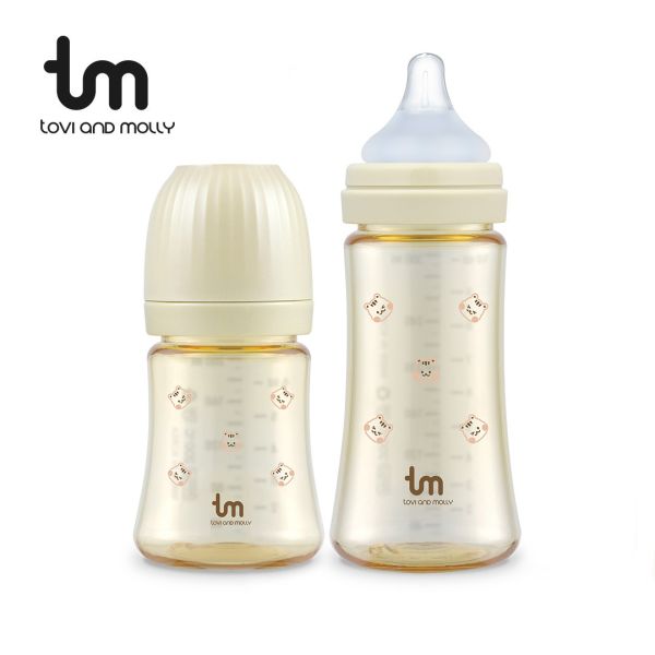 【tovi and molly】PPSU寬口 360°全方位防脹氣奶瓶 ( 多款可選 ) 