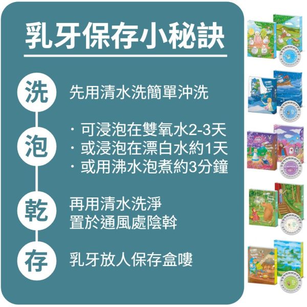 ThinkTooth 日系童話乳牙盒-小紅帽與野狼 乳牙盒,乳牙盒推薦,乳牙收藏盒,乳牙收納盒,台灣製造乳牙盒