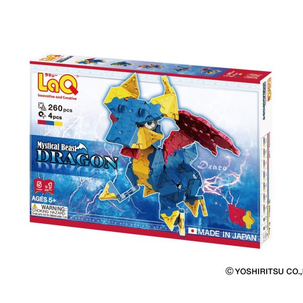 【LaQ】幻獸系列 - 噴火天龍(260pcs+4pcs) 