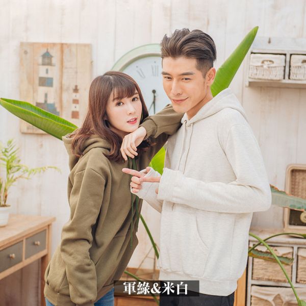 情侶款素色抽繩連帽長T 【台灣製】【30043】 大學t,情侶款,台灣製造,16色,長袖上衣,高磅數,男生上衣,上衣,衣服