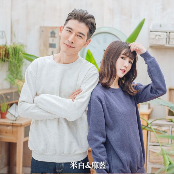 淺綠色刷絨大學T MIT台灣製造 大學t,情侶款,台灣製造,16色,長袖上衣,高磅數,男生上衣,上衣,衣服