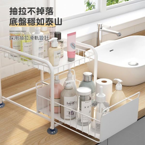 伸縮置物架 日式抽屜置物架 、水槽下置物架 、抽拉式儲物架 、落地式置物架 、廚房置物架 、抽屜式儲物架、 收納