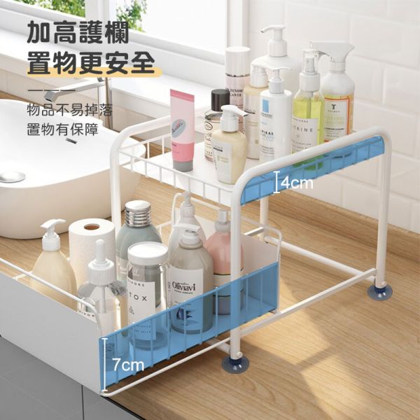 伸縮置物架 日式抽屜置物架 、水槽下置物架 、抽拉式儲物架 、落地式置物架 、廚房置物架 、抽屜式儲物架、 收納