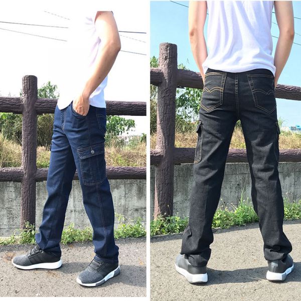 經典款休閒牛仔工作長褲  (滿699免運費) 