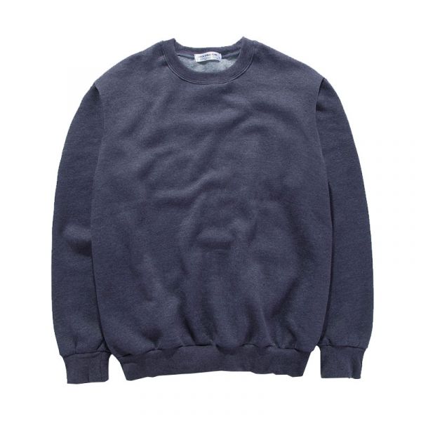 麻花藍刷絨大學T MIT 台灣製造 