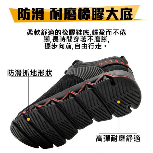 防油滑海神俠鋼鐵鞋 