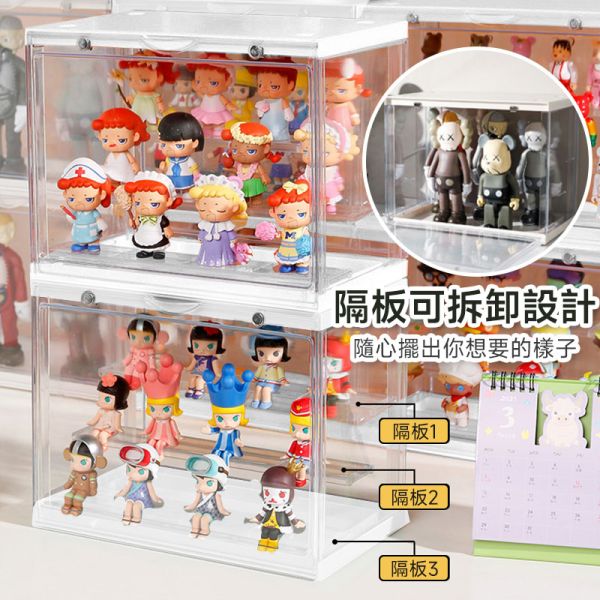 三層模型盒 公仔盒、透明展示盒、收藏盒、多層展示盒