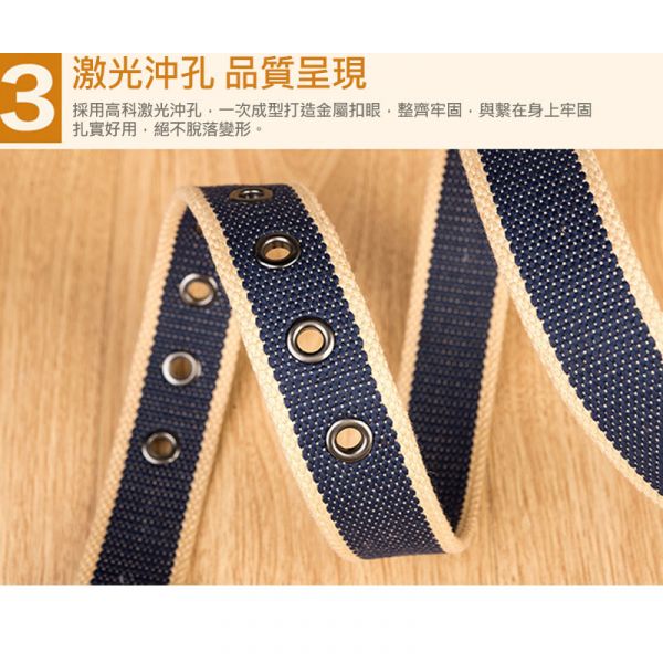 時尚帆布腰帶(比牛皮還耐用) 