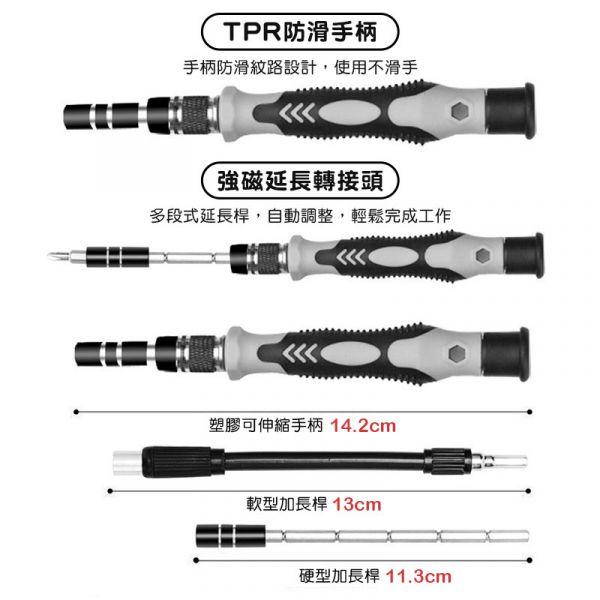 多功能115件組精密螺絲刀套裝 