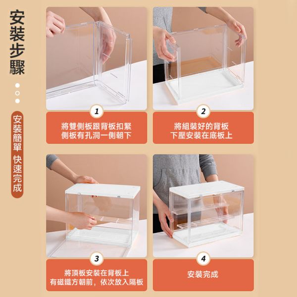 三層模型盒 公仔盒、透明展示盒、收藏盒、多層展示盒