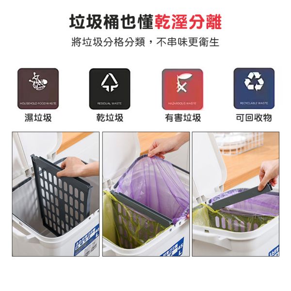 分層垃圾桶 雙層垃圾桶、分類垃圾桶、多功能垃圾桶、垃圾桶