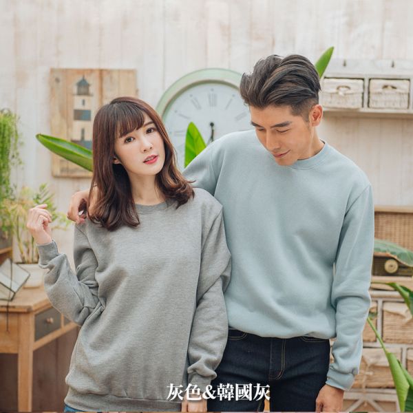 梅紅色刷絨大學T MIT 台灣製造 