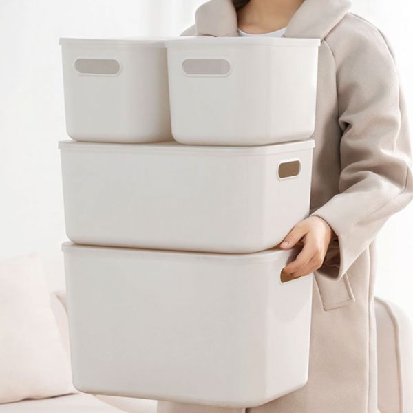 日式多功能收納箱【贈送蓋子可疊加】 