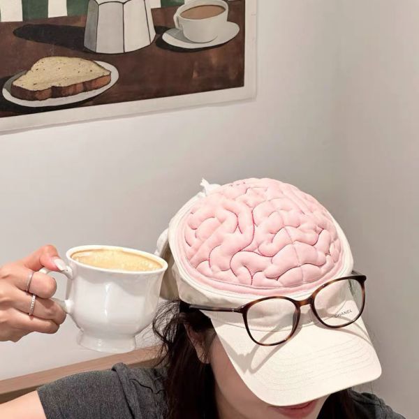 腦洞大開帽 你才奇怪,大腦帽子,大腦開花,腦洞大開,腦袋帽子,創意帽子,有趣帽子,惡搞帽子,交換禮物,惡搞禮物,生日禮物,防曬