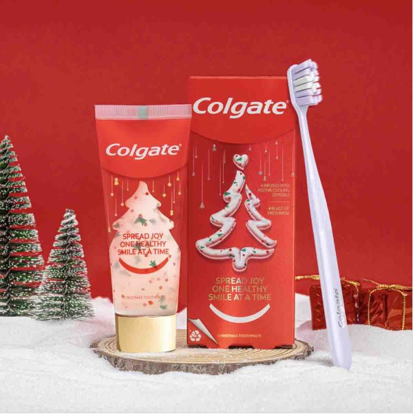 高露潔 聖誕牙膏 你才奇怪,高露潔,聖誕閃耀限量牙膏,聖誕禮物,聖誕樹