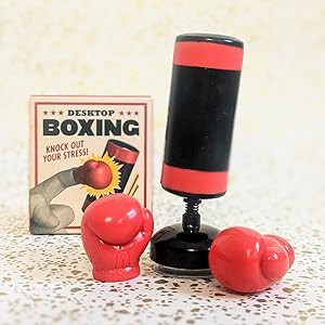 桌上拳擊組 你才奇怪,桌上拳擊組,迷你拳擊,美國進口,Desktop Boxing:Knock Out Your Stress!,交換禮物.生日禮物.小廢物