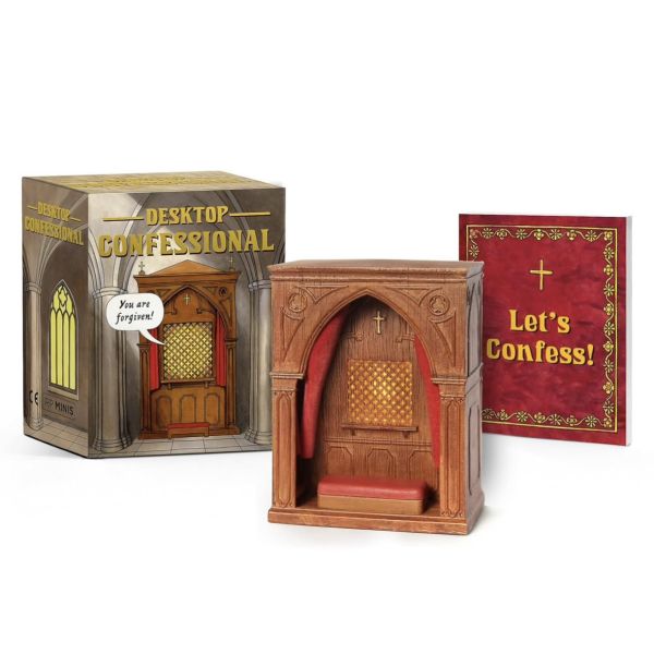迷你告解室 你才奇怪,迷你告解室,美國玩具,Desktop,Confessional,桌上療癒小物,小廢物,交換禮物
