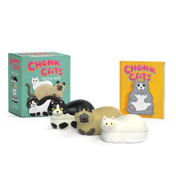 俄羅斯套貓組 Chonk Cats Nesting Dolls,你才奇怪,俄羅斯套貓組,美國玩具,聖誕禮物,小廢物,交換禮物,生日禮物