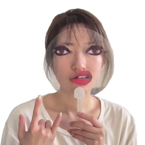 lady gaga扇子 你才奇怪,搞怪扇子,lady,gaga扇子,烈焰紅唇,印花抽象,透明圓扇子,演唱會,應援粉絲,拍照道具,遮臉透明扇子