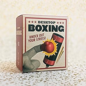 桌上拳擊組 你才奇怪,桌上拳擊組,迷你拳擊,美國進口,Desktop Boxing:Knock Out Your Stress!,交換禮物.生日禮物.小廢物