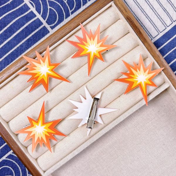 emo髮夾 你才奇怪,水滴髮夾,表情髮夾,髮夾,瀏海夾,鴨嘴夾,憤怒表情,表情包,搞怪髮飾,小廢物,交換禮物,生日禮物