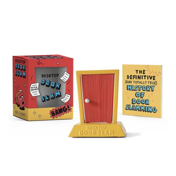 桌上摔門神器 Desktop Door Slam: With Sound!,你才奇怪,摔門神器,美國玩具,桌上摔門,交換禮物,聖誕禮物,生日禮物,小廢物,發洩,療癒小物