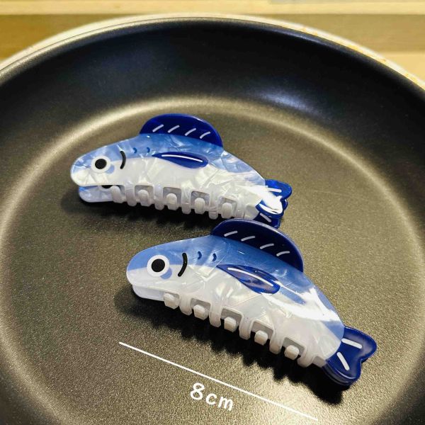 沙丁魚夾 你才奇怪,沙丁魚鯊魚夾,沙丁魚夾,個性抓夾,創意手握夾,後腦勺抓夾,卡通鯊魚夾,趣味馬尾夾,夾換裡物,聖誕禮物