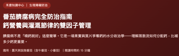 番茄臍腐病完全防治指南 番茄臍腐病完全防治指南