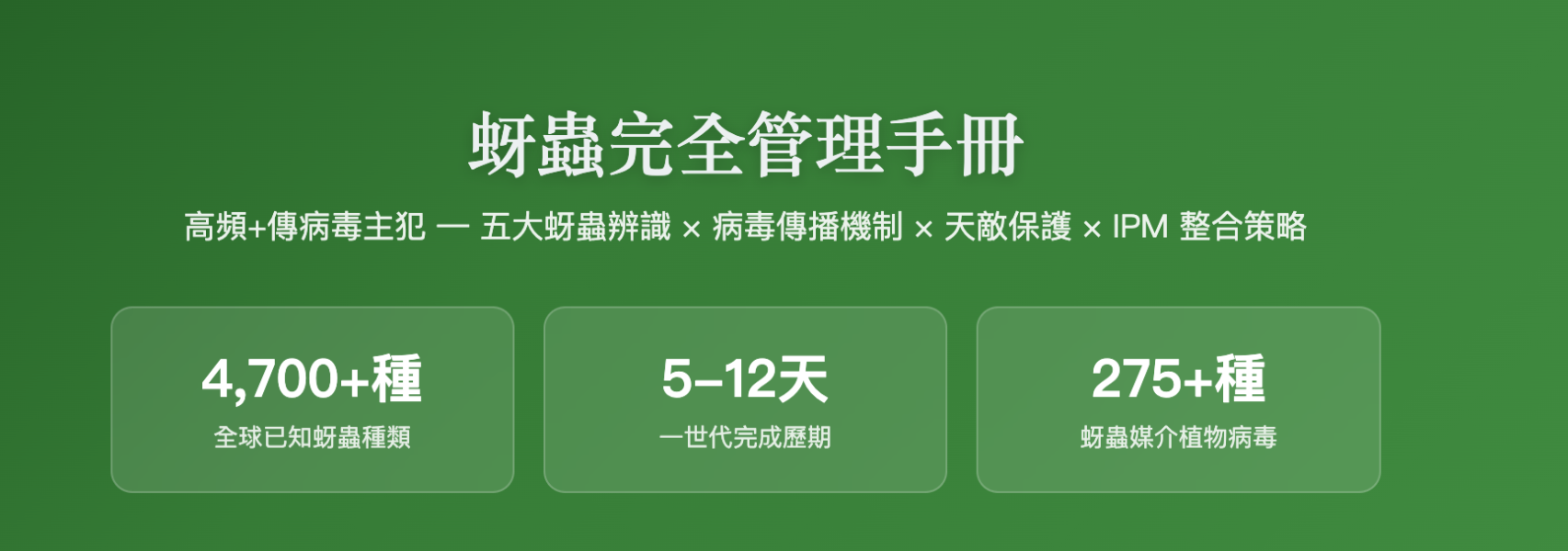 蚜蟲完全管理手冊 蚜蟲完全管理手冊