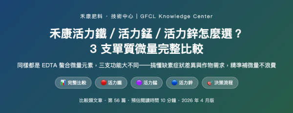 活力鐵／活力錳／活力鋅怎麼選？ 活力鐵／活力錳／活力鋅怎麼選？