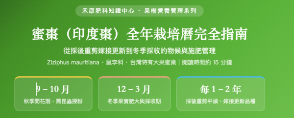 蜜棗栽培管理這樣做就對了 白話文版 蜜棗栽培管理這樣做就對了
白話文版
