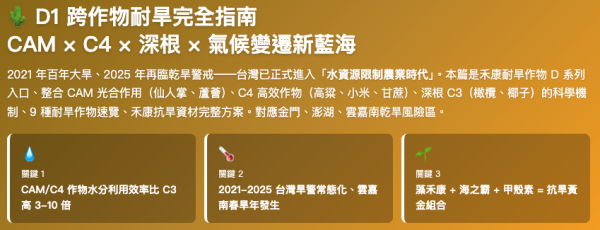 跨作物耐旱完全指南 跨作物耐旱完全指南