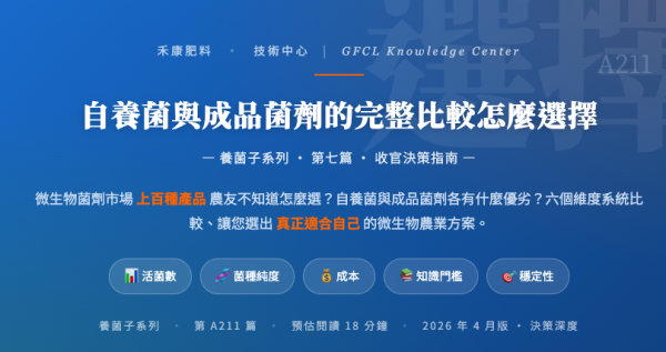 自養菌與成品菌劑的完整比較怎麼選擇 自養菌與成品菌劑的完整比較怎麼選擇