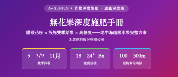 無花果深度施肥手冊 無花果深度施肥手冊